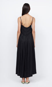 DALI MAXI SHIFT DRESS - BLACK