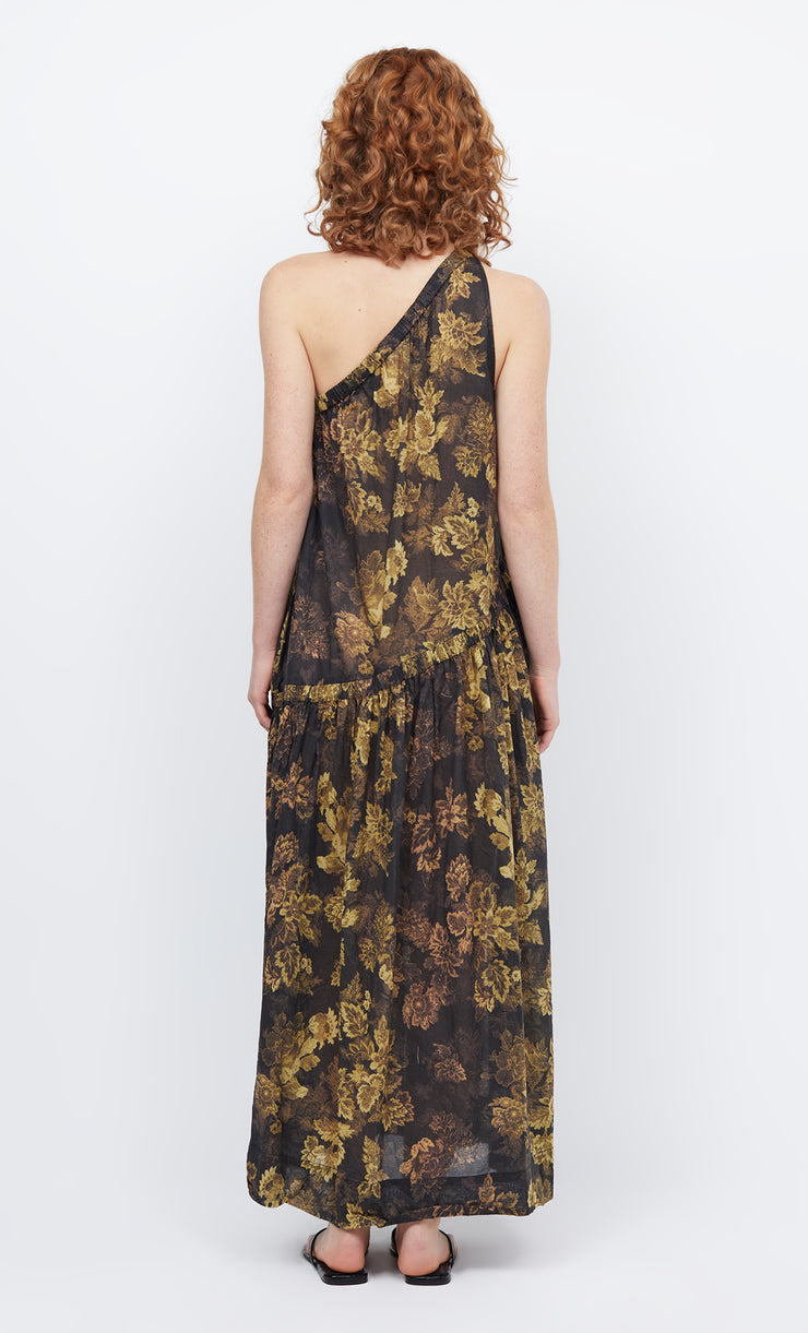 PALMER ASYM MAXI DRESS - JASPER FLORAL