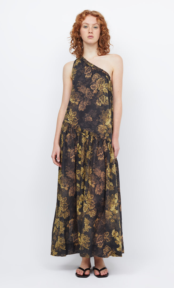 PALMER ASYM MAXI DRESS - JASPER FLORAL