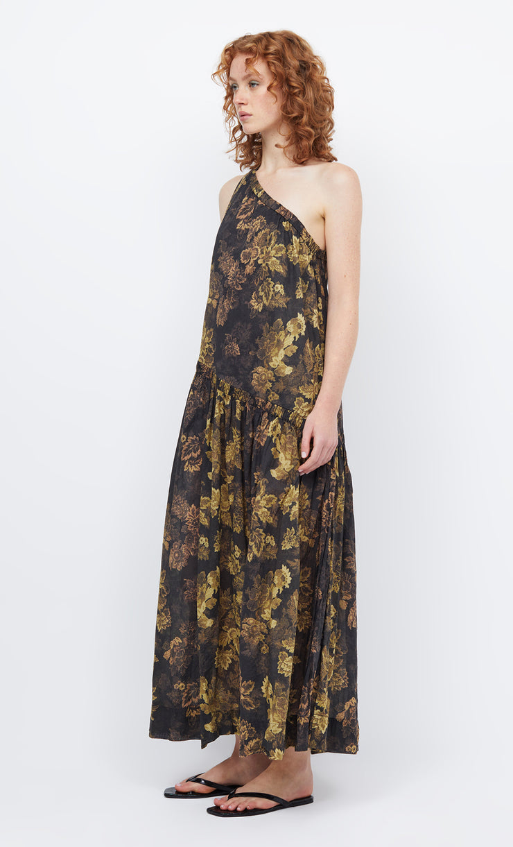 PALMER ASYM MAXI DRESS - JASPER FLORAL