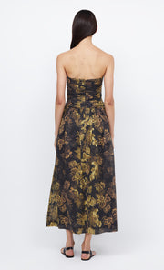 PALMER STRAPLESS MAXI - JASPER FLORAL