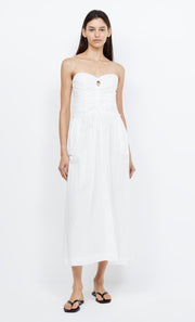 PALMER STRAPLESS MAXI  - IVORY