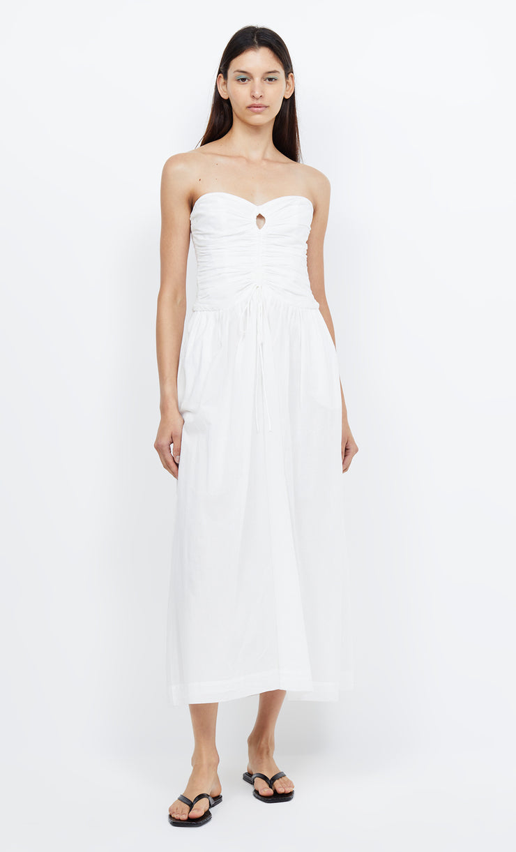 PALMER STRAPLESS MAXI  - IVORY