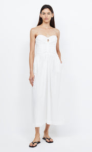 PALMER STRAPLESS MAXI  - IVORY