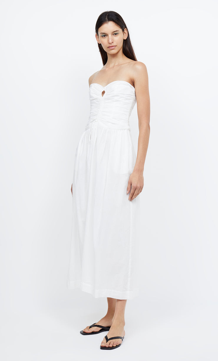 PALMER STRAPLESS MAXI  - IVORY