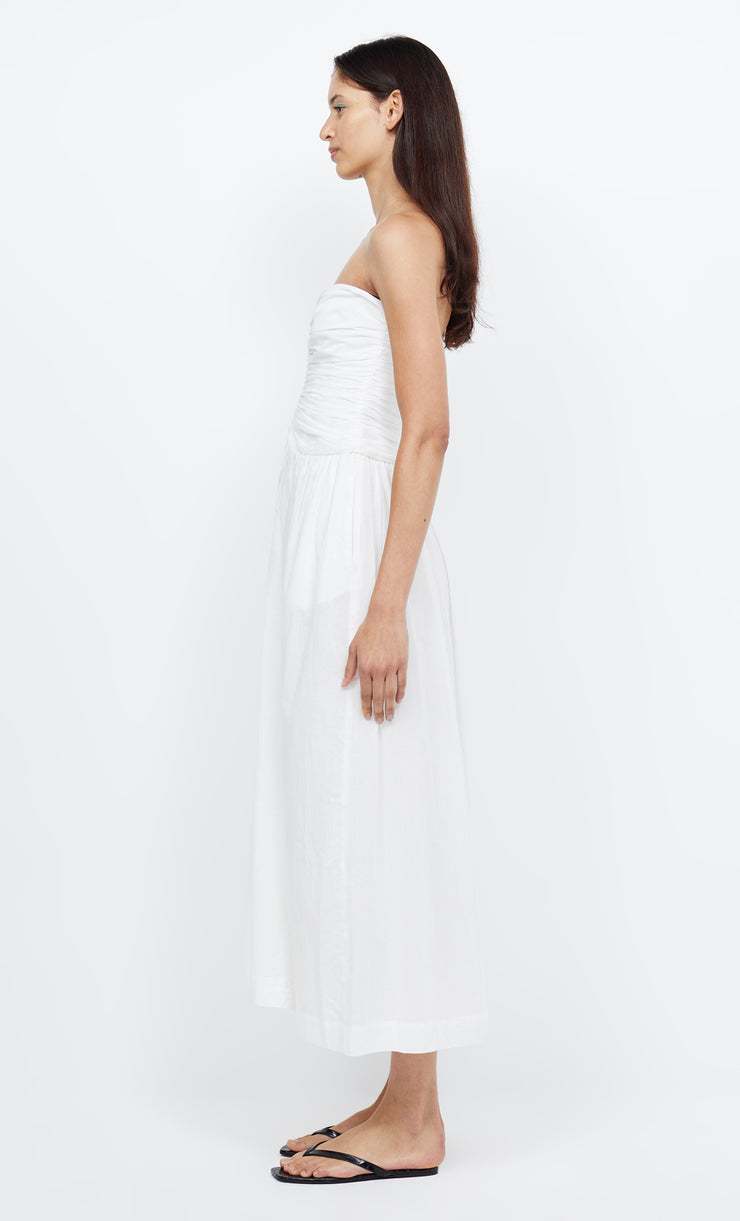 PALMER STRAPLESS MAXI  - IVORY