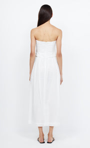 PALMER STRAPLESS MAXI  - IVORY