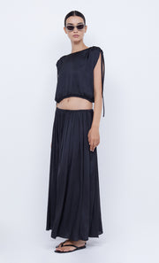 PARADISE MAXI SKIRT - BLACK