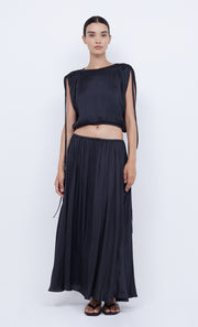 PARADISE MAXI SKIRT - BLACK