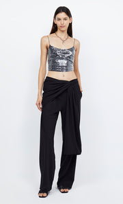 VENUS SEQUIN TANK - BLACK