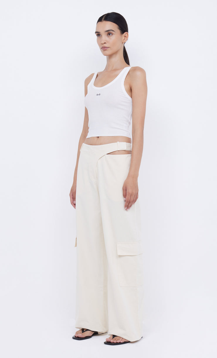 PHOENIX PANT - CREAM/BLACK