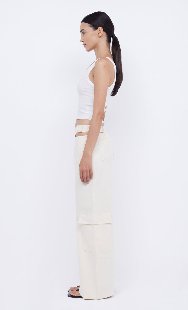 PHOENIX PANT - CREAM/BLACK