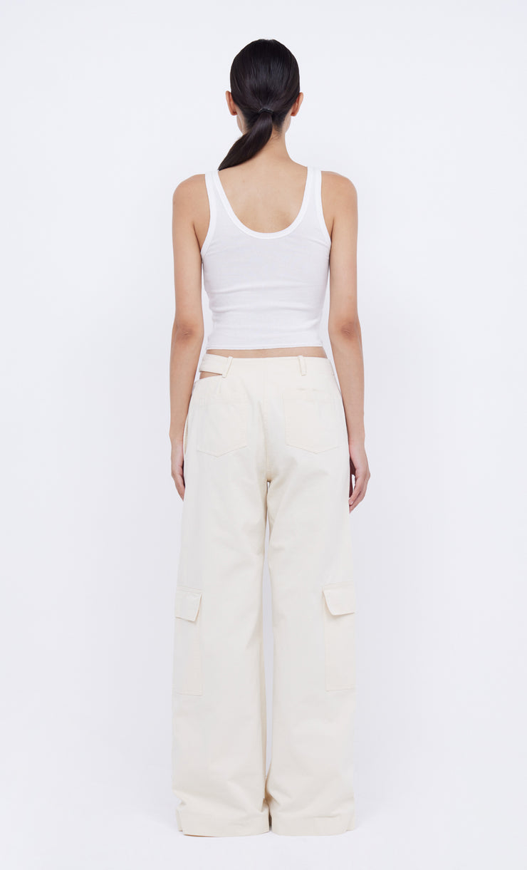 PHOENIX PANT - CREAM/BLACK