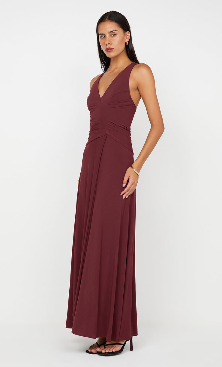 GRETA GOWN - CHERRY COLA