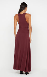 GRETA GOWN - CHERRY COLA