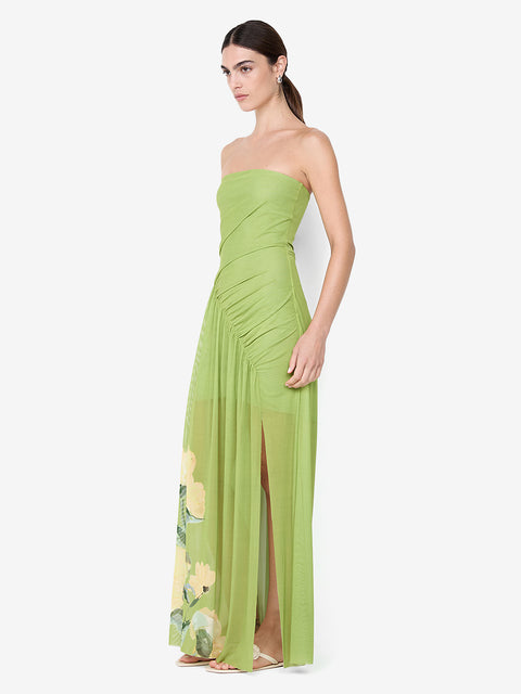 CITRINA STRAPLESS DRESS - ANIYA FLORAL