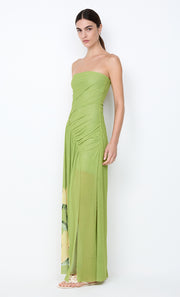 CITRINA STRAPLESS DRESS - ANIYA FLORAL