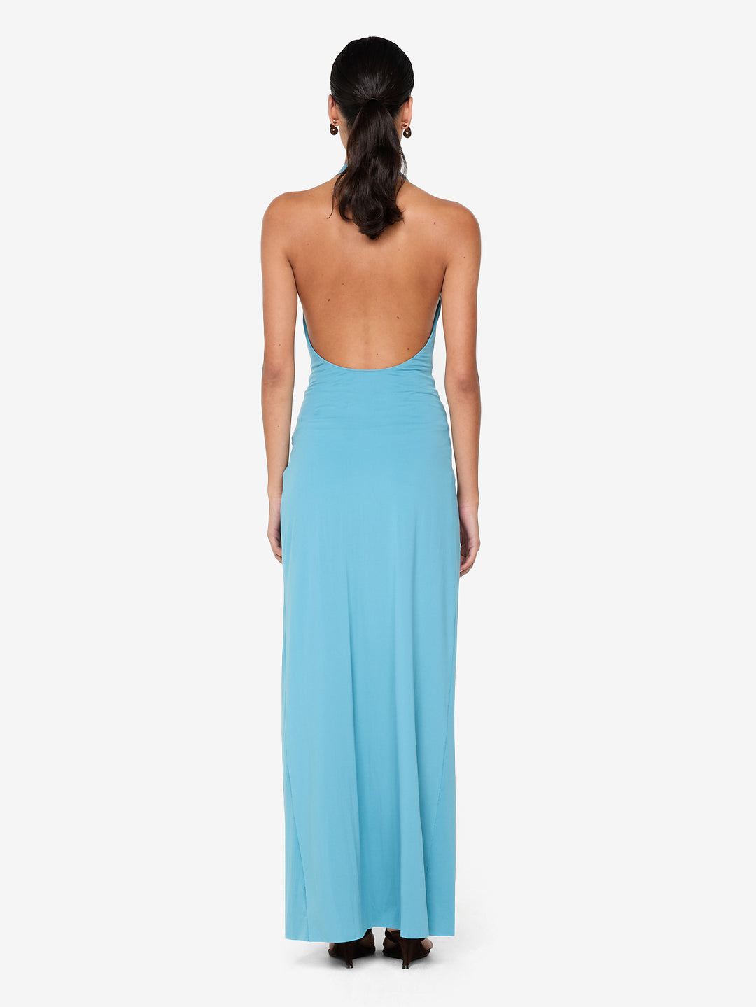 TILLIE DRAPE MAXI DRESS - DEEP SEAFOAM