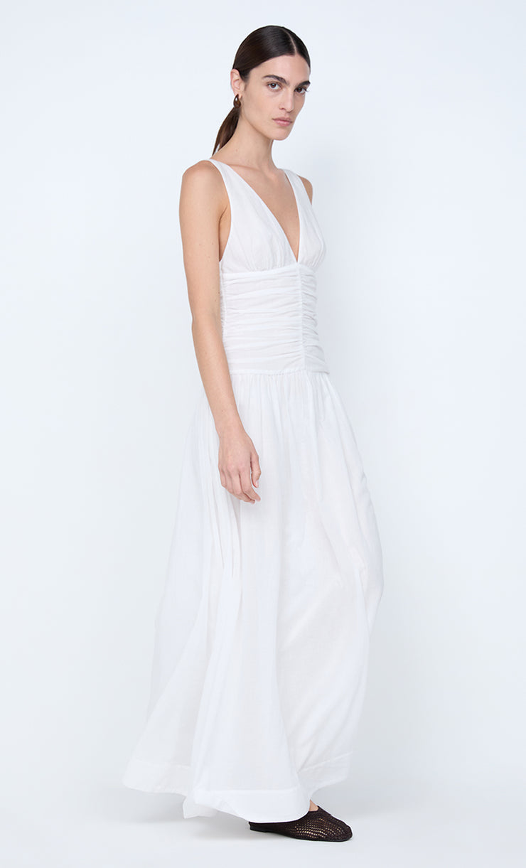MARLOWE MAXI DRESS - WHITE