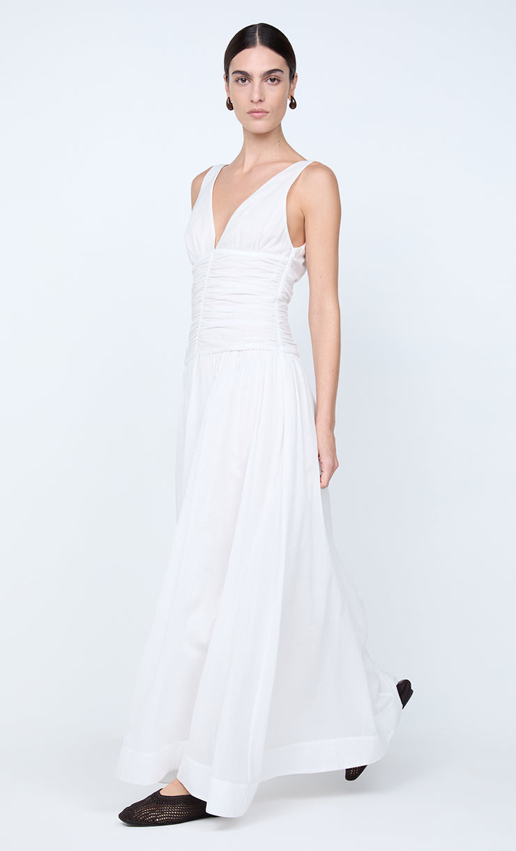 MARLOWE MAXI DRESS - WHITE