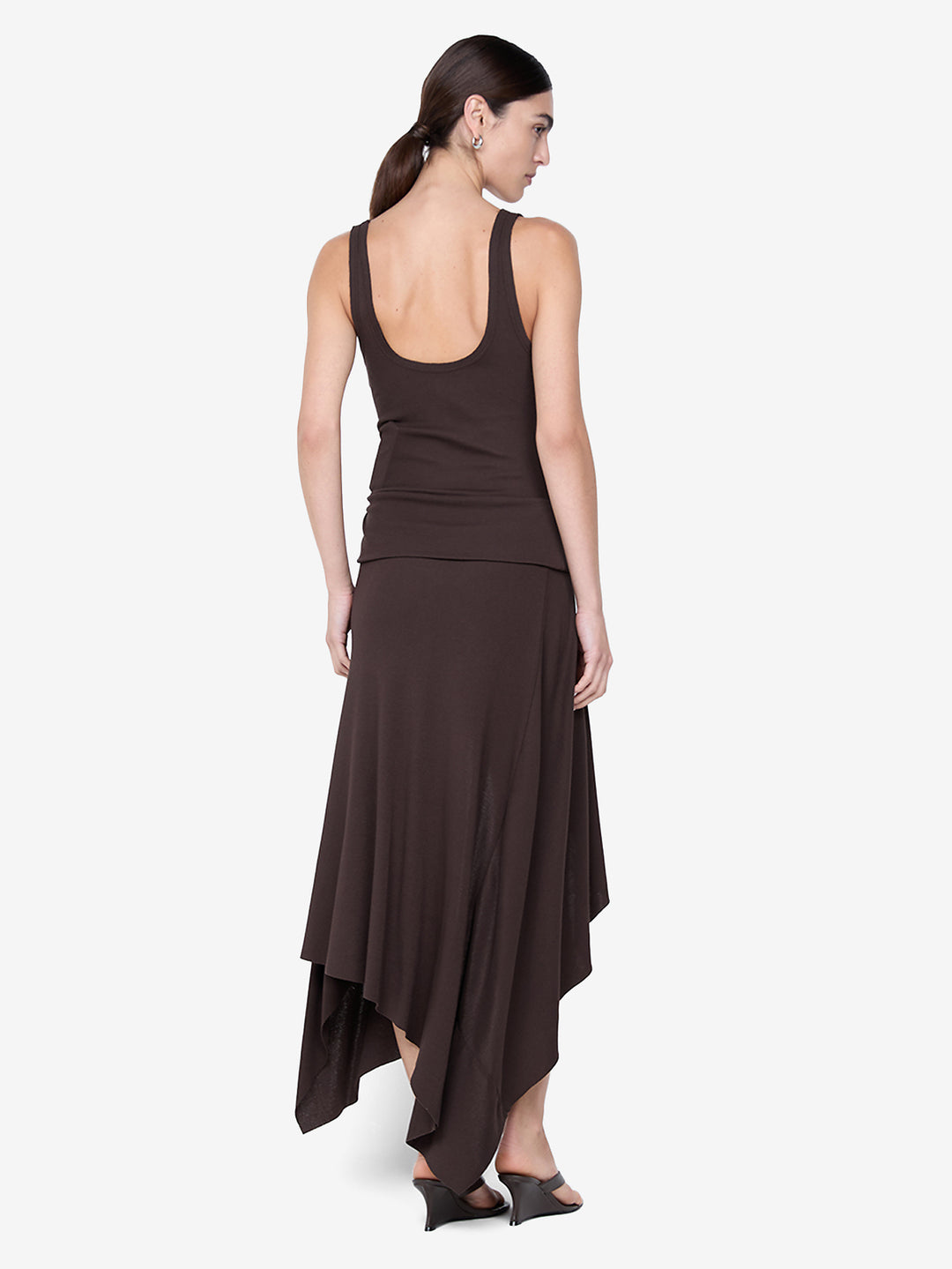 EMERSON TANK DRESS - DARK CHOCOLATE