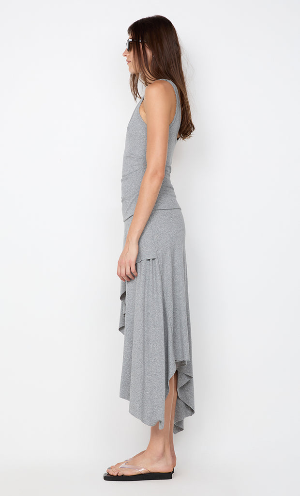 EMERSON TANK DRESS - GREY MARLE