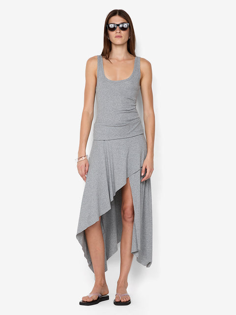 EMERSON TANK DRESS - GREY MARLE