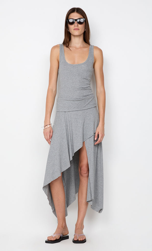 EMERSON TANK DRESS - GREY MARLE