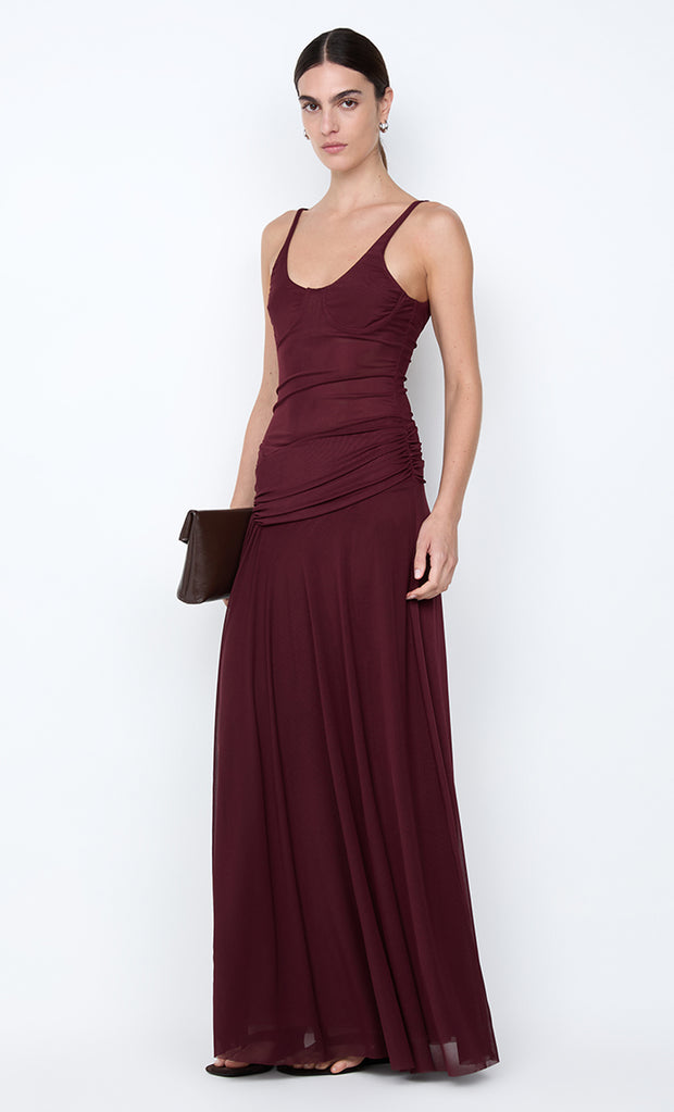 CITRINA MAXI DRESS - PLUM