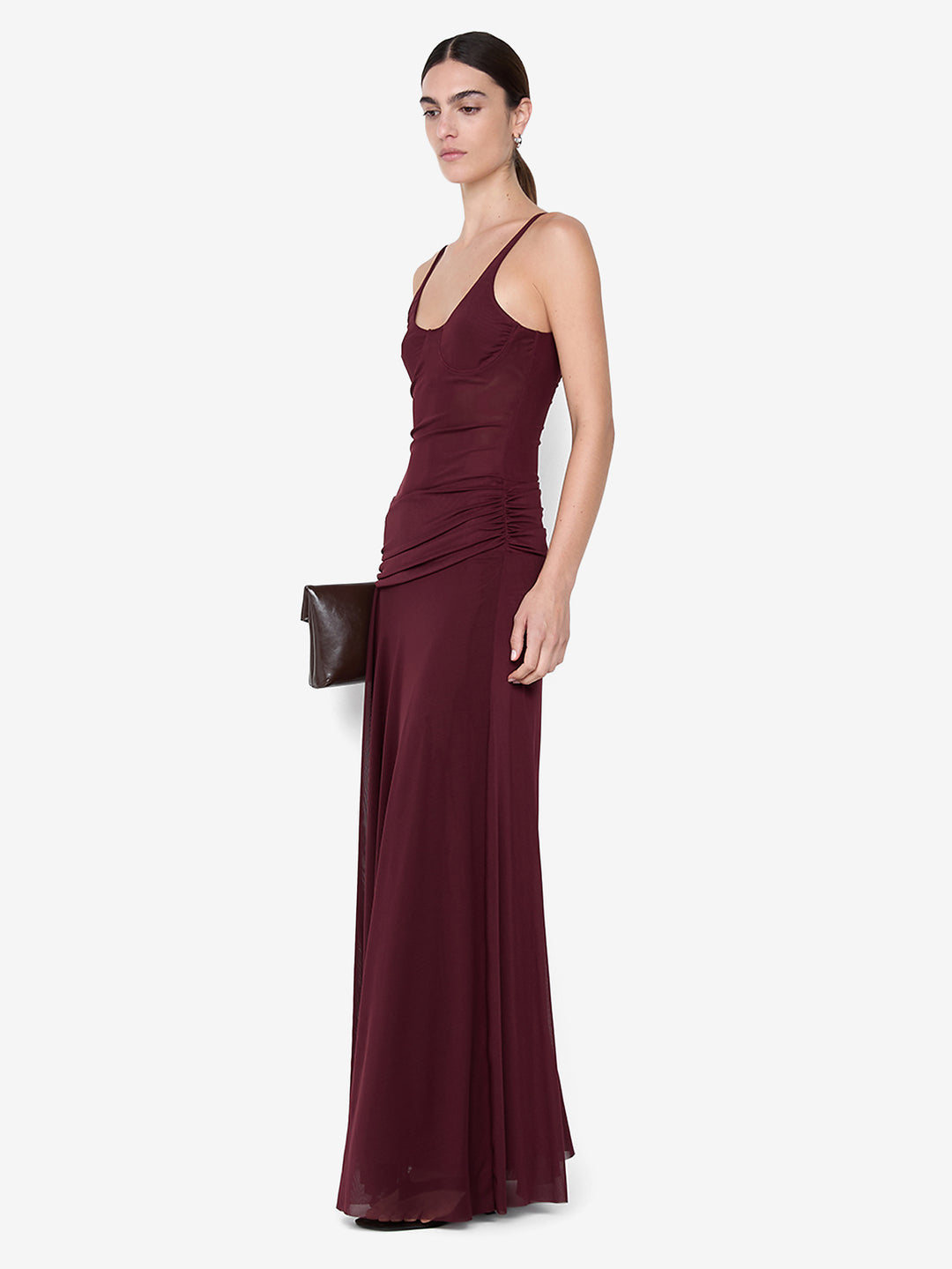 CITRINA MAXI DRESS - PLUM