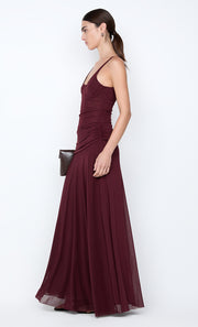 CITRINA MAXI DRESS - PLUM