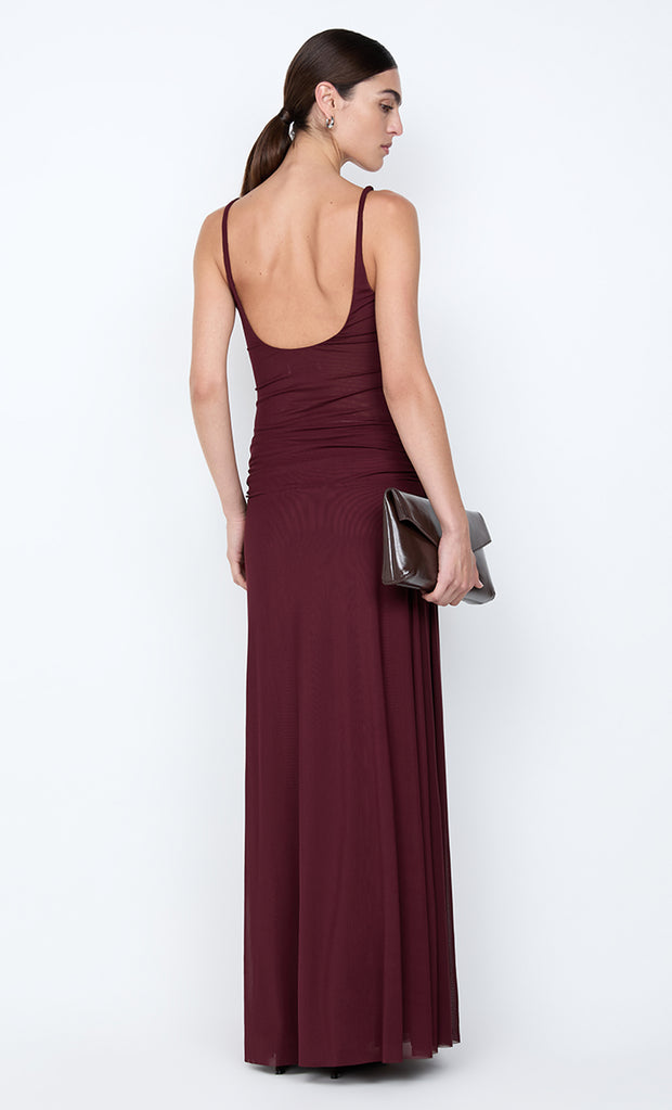 CITRINA MAXI DRESS - PLUM
