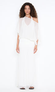 DELILAH OVERLAY MAXI DRESS - IVORY