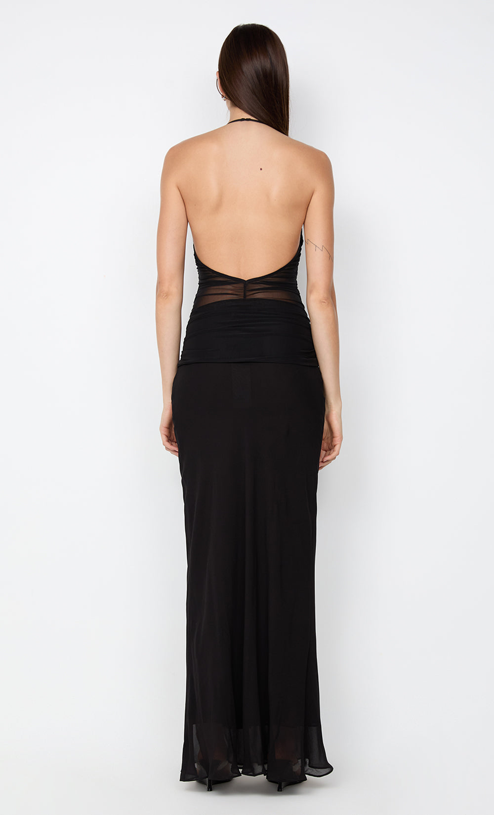 DELILAH HALTER MAXI DRESS - BLACK