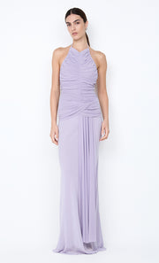 DELILAH HALTER MAXI DRESS - WISTERIA