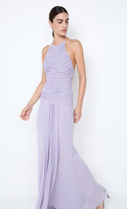 DELILAH HALTER MAXI DRESS - WISTERIA