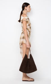 ELIANA MINI DRESS - DUNE CHECK