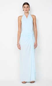 CLEMENTINE TWIST DRESS - ARCTIC BLUE