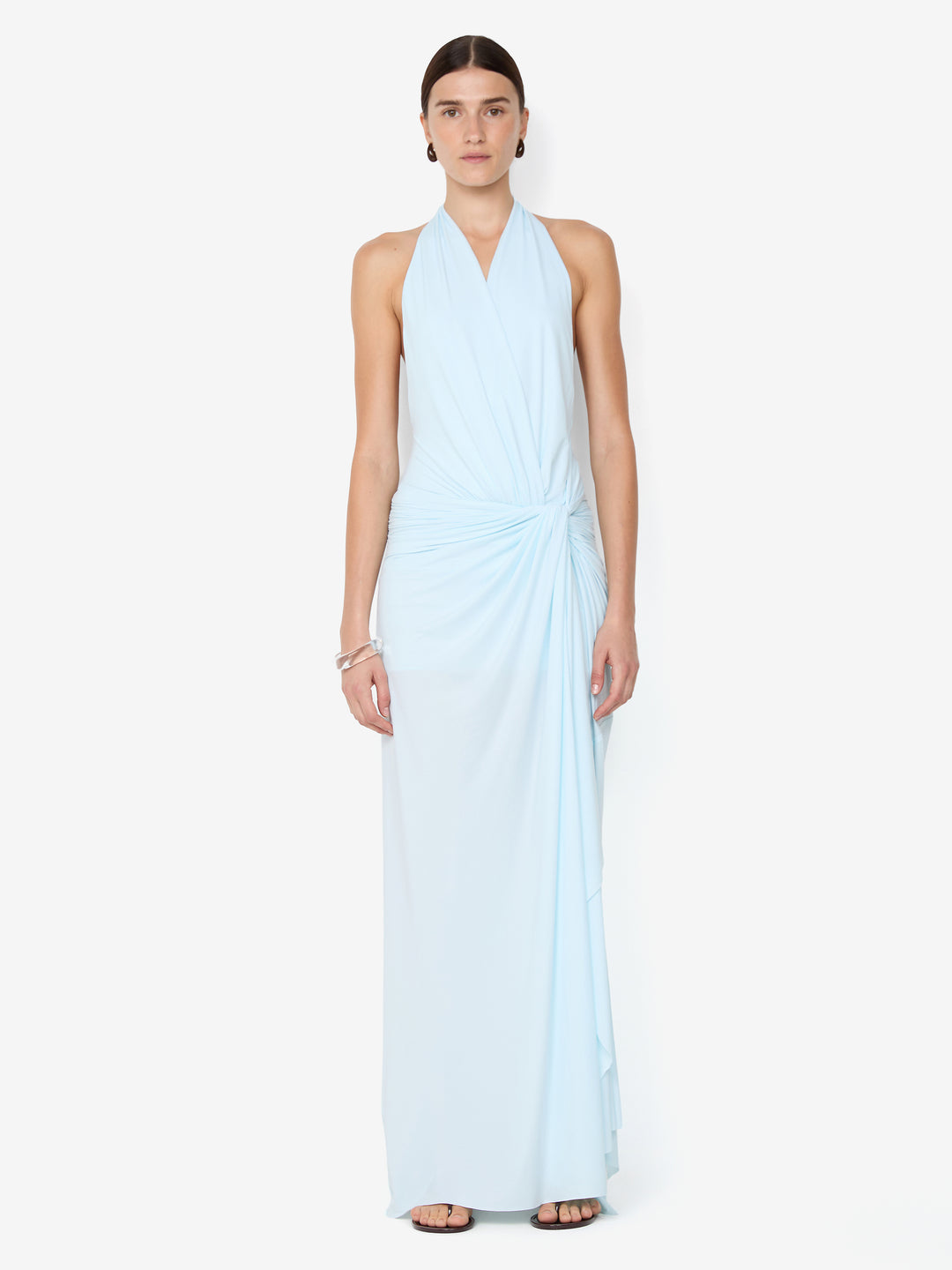 CLEMENTINE TWIST DRESS - ARCTIC BLUE