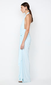CLEMENTINE TWIST DRESS - ARCTIC BLUE