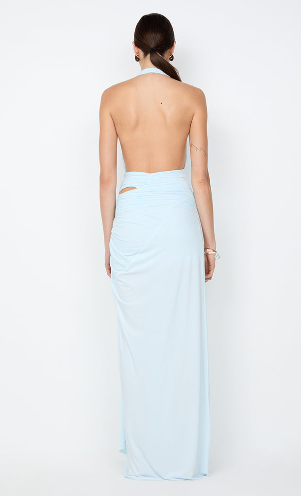 CLEMENTINE TWIST DRESS - ARCTIC BLUE