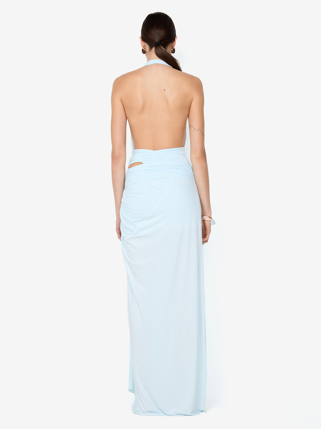 CLEMENTINE TWIST DRESS - ARCTIC BLUE