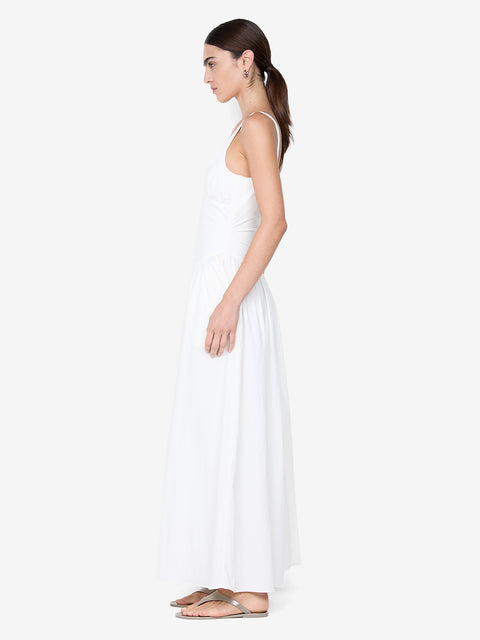 REID ASYM MAXI DRESS - IVORY