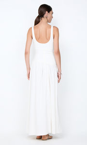 REID ASYM MAXI DRESS - IVORY