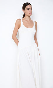 REID ASYM MAXI DRESS - IVORY