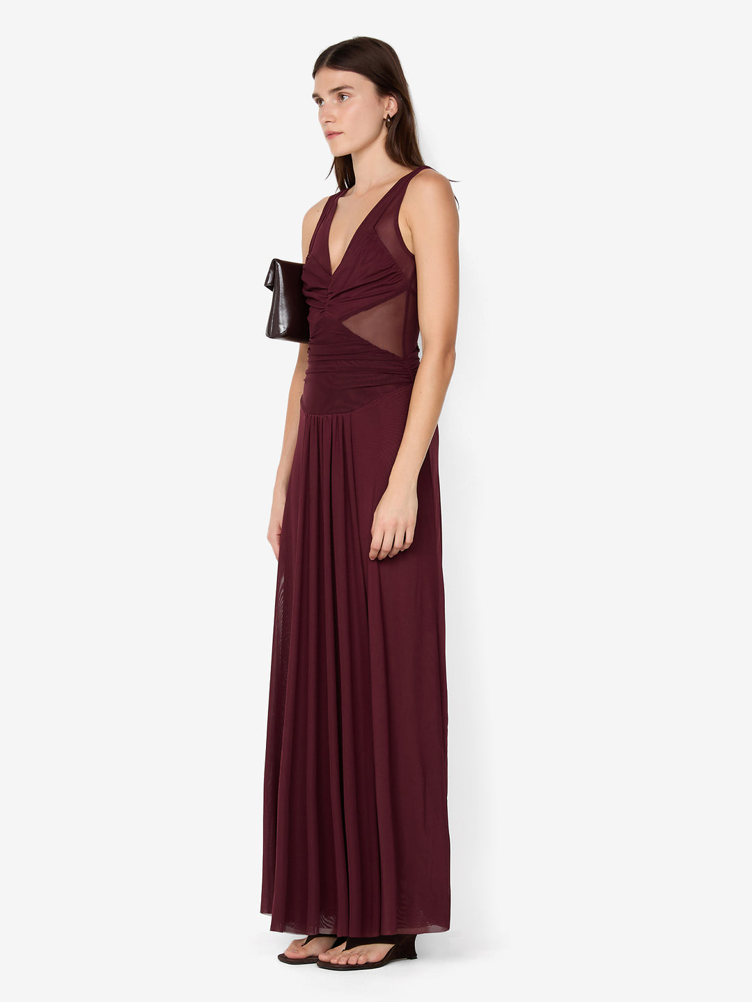 JIMENA MAXI DRESS - PLUM