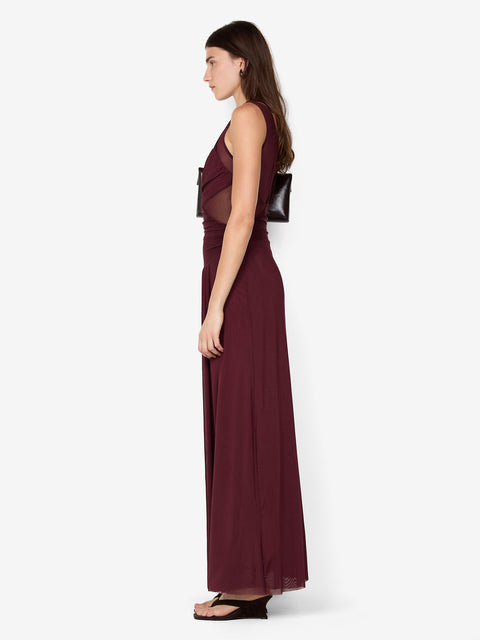 JIMENA MAXI DRESS - PLUM