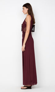 JIMENA MAXI DRESS - PLUM