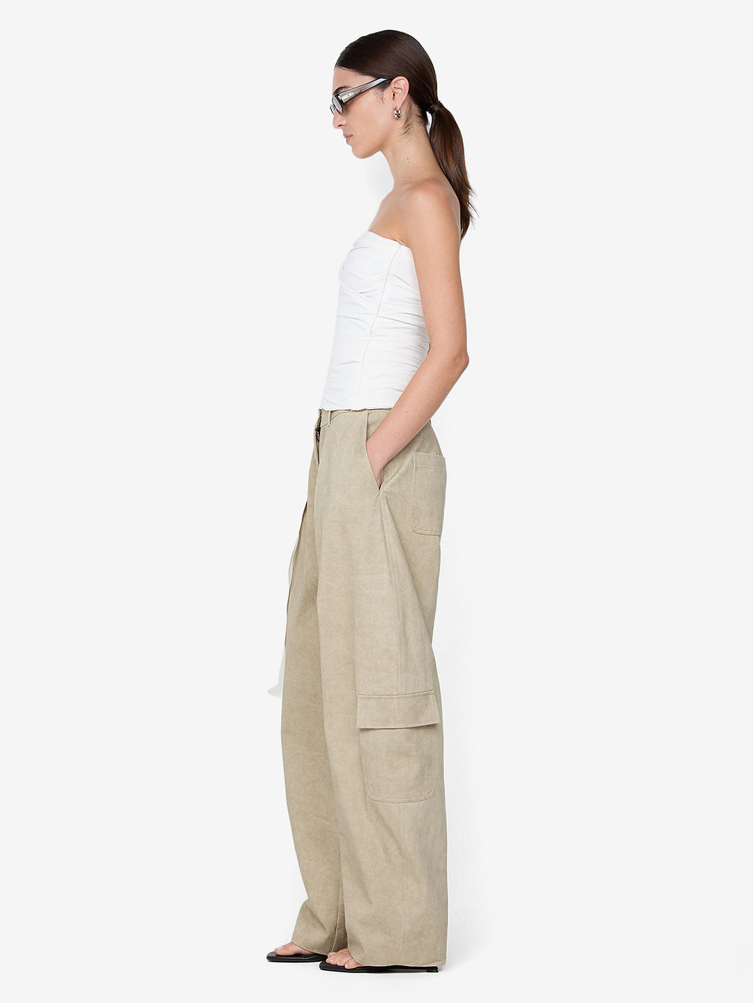 SIA UTILITY PANT - TAUPE