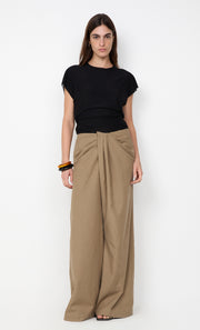 BOWEN DRAPE PANT - OLIVE